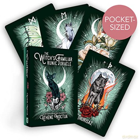 The Witch's Familiar Runic Oracle: A 24-Card Deck and Guidebook - Athene Noctua [KSIĄŻKA]
