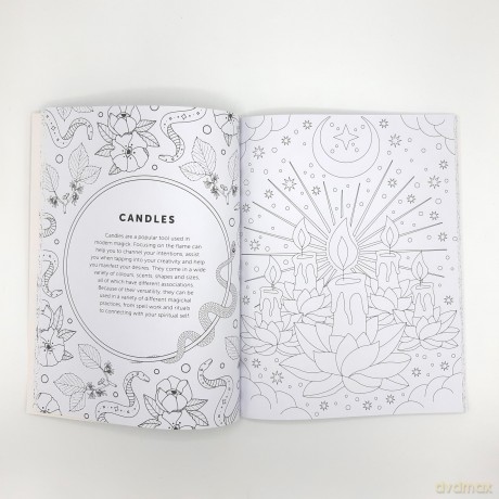 The Witchcraft Colouring Book: A Magickal Journey of Colour and Creativity [KSIĄŻKA]
