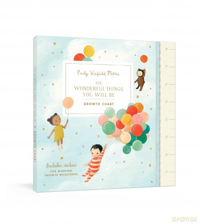 The Wonderful Things You Will Be Growth Chart: Includes Stickers for Marking Growth Milestones - Emily Winfield Martin [KSIĄŻKA]