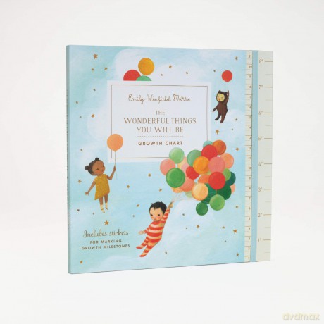 The Wonderful Things You Will Be Growth Chart: Includes Stickers for Marking Growth Milestones - Emily Winfield Martin [KSIĄŻKA]