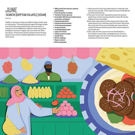 The World In Your Kitchen Calendar 2024 - Paige Jung [KALENDARZ]