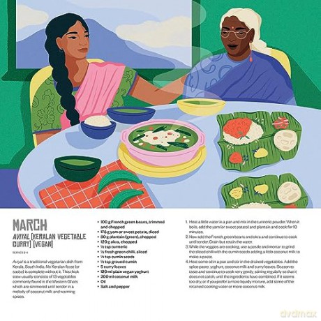 The World In Your Kitchen Calendar 2024 - Paige Jung [KALENDARZ]