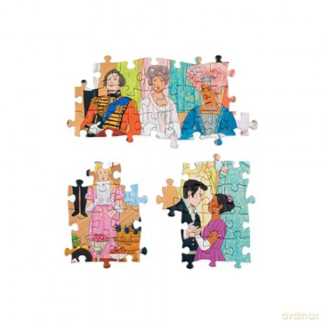 The World of Bridgerton: A 1000-piece jigsaw puzzle with over 30 characters to spot - Manjit Thapp [KSIĄŻKA]