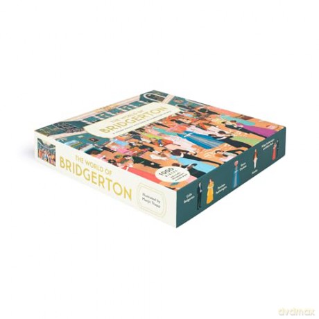 The World of Bridgerton: A 1000-piece jigsaw puzzle with over 30 characters to spot - Manjit Thapp [KSIĄŻKA]