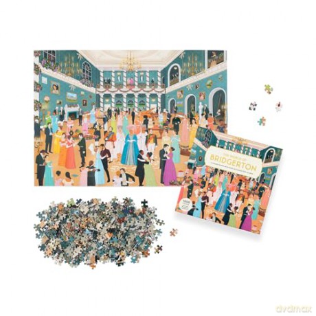 The World of Bridgerton: A 1000-piece jigsaw puzzle with over 30 characters to spot - Manjit Thapp [KSIĄŻKA]