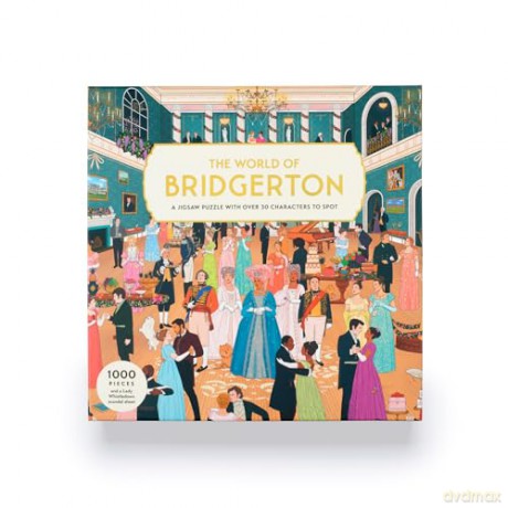 The World of Bridgerton: A 1000-piece jigsaw puzzle with over 30 characters to spot - Manjit Thapp [KSIĄŻKA]