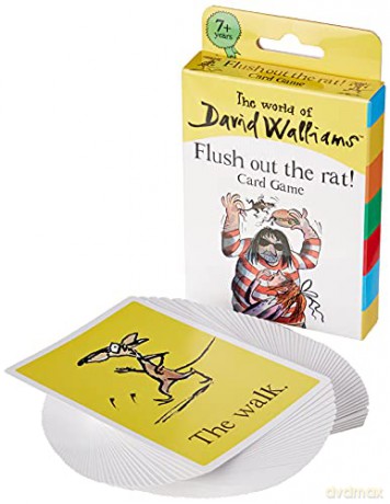 The World of David Walliams 6855 Flush Out The Rat Card Game [KSIĄŻKA]