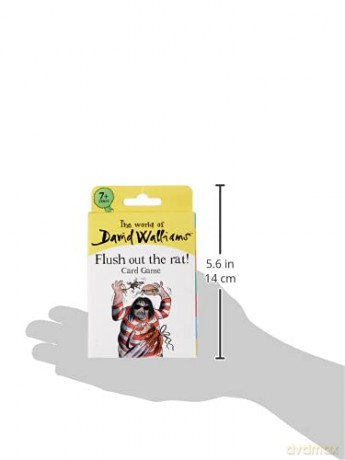 The World of David Walliams 6855 Flush Out The Rat Card Game [KSIĄŻKA]