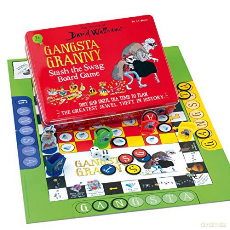 The World of David Walliams 6865 Gangsta Granny Board Game, Red [KSIĄŻKA]