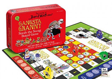 The World of David Walliams 6865 Gangsta Granny Board Game, Red [KSIĄŻKA]