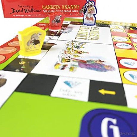 The World of David Walliams 6865 Gangsta Granny Board Game, Red [KSIĄŻKA]
