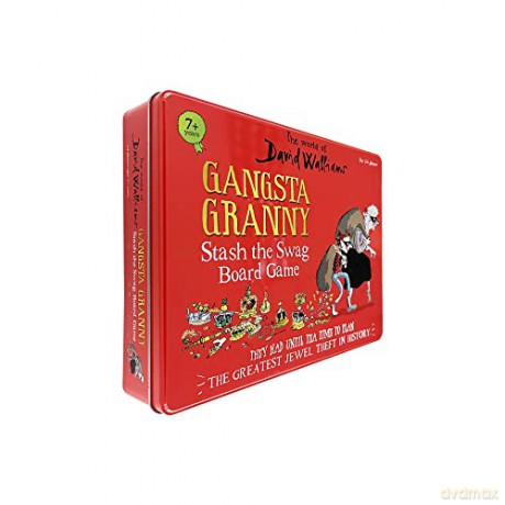 The World of David Walliams 6865 Gangsta Granny Board Game, Red [KSIĄŻKA]
