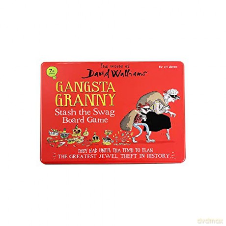 The World of David Walliams 6865 Gangsta Granny Board Game, Red [KSIĄŻKA]
