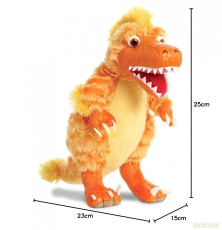 The World of Dinosaur Roar! Dinosaur Boo The Deinonychus Soft Toy, 61235, Orange, Cuddly Toy for Children