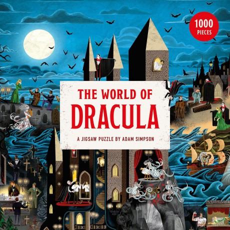 The World of Dracula Puzzle: 1,000 Pieces - Adam Simpson [KSIĄŻKA]