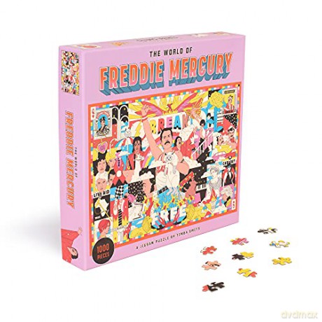 The World of Freddie Mercury 1000 Piece Puzzle: A Jigsaw Puzzle - Jenner Smith [PUZZLE]