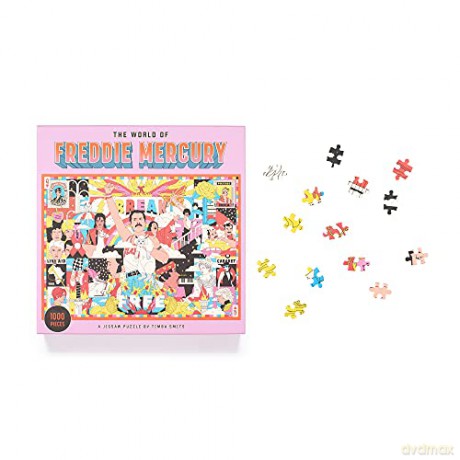 The World of Freddie Mercury 1000 Piece Puzzle: A Jigsaw Puzzle - Jenner Smith [PUZZLE]