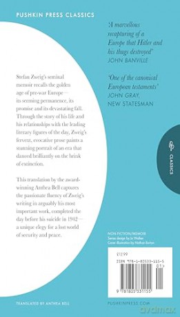 The World of Yesterday: Memoirs of a European (Pushkin Press Classics) - Stefan Zweig [KSIĄŻKA]
