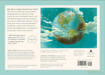The World Puzzle: 1,000-pieces (John Derian Paper Goods) (Artisan Puzzle) - Derian [KALENDARZ]