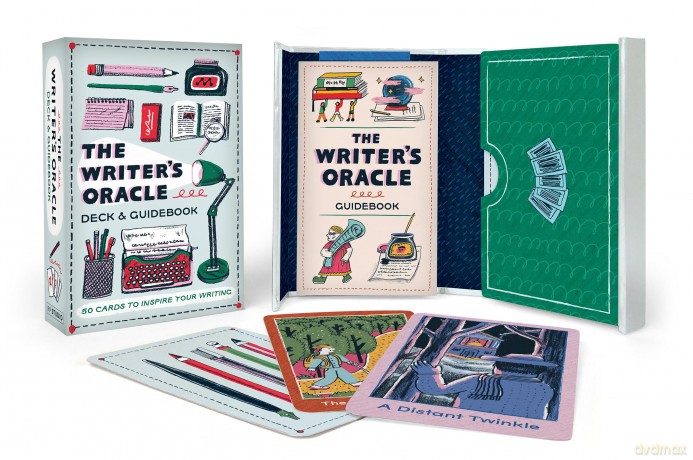 The Writer's Oracle Deck and Guidebook: 50 Cards to Inspire Your Writing - Alex Rowland [KSIĄŻKA]