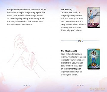 The Zenned Out Journey Tarot Kit: A Tarot Card Deck and Guidebook for Personal Growth (6) - Cassie Uhl [KSIĄŻKA]