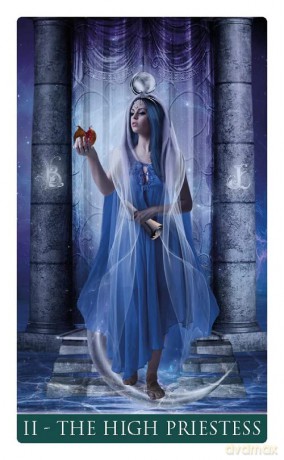 Thelema Tarot - Mini Tarot: 78 full colour tarot cards and instructions - Renata Lechner [KSIĄŻKA]