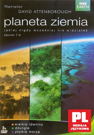 Planeta Ziemia: Wielkie Równiny / Dżungle / Płykie morza (BBC) (nowe wydanie) [3DVD]
