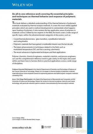Thermal Analysis of Polymeric Materials: Methods and Developments: 1-2 - Krzysztof Pielichowski [KSIĄŻKA]