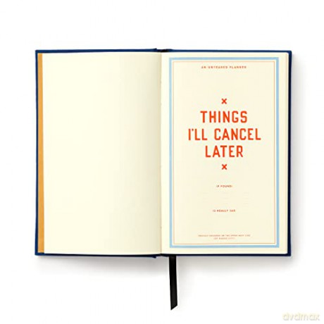 Things I'll Cancel Later Undated Mini Planner: Undated Standard Planner - Brass Monkey [KSIĄŻKA]