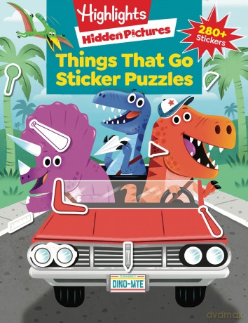 Things That Go Puzzles (Sticker Hidden Pictures) - Highlights [KSIĄŻKA]