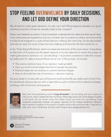 Think Ahead Workbook: The Power of Pre-Deciding for a Better Life - Catherine Baker [KSIĄŻKA]