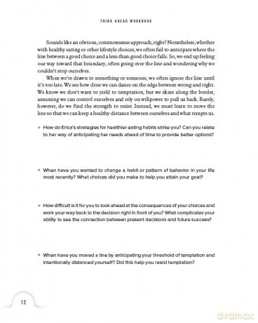 Think Ahead Workbook: The Power of Pre-Deciding for a Better Life - Catherine Baker [KSIĄŻKA]