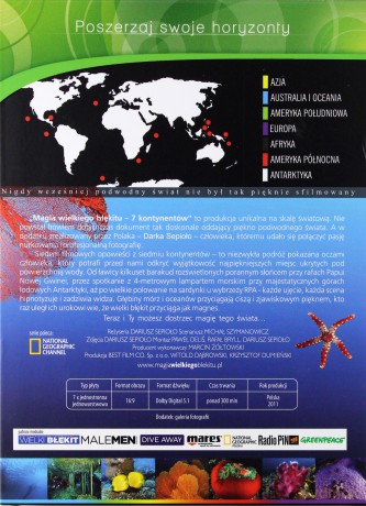 Magia Wielkiego Błękitu - Siedem kontynentów (nowe wydanie) [BOX] [7DVD]
