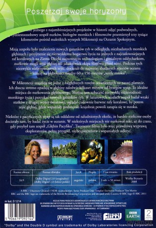 Głębiny Pacyfiku. Niezwykłe zanurzenie w niezykłych głębinach (BBC) (nowe wydanie) [DVD]