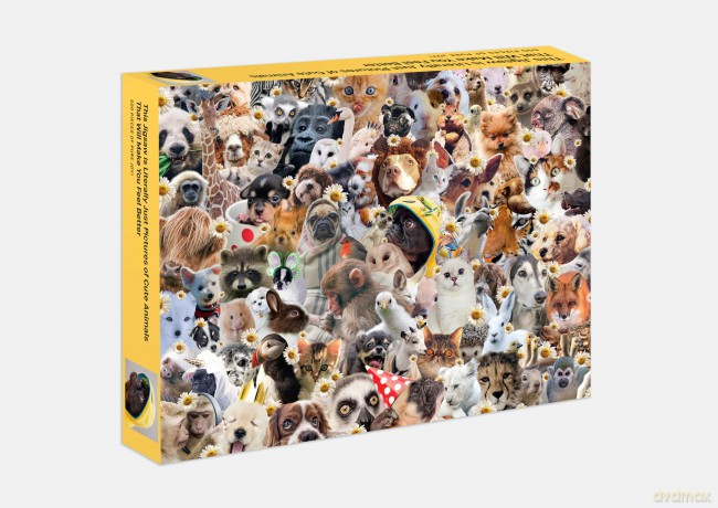 This Jigsaw Is Literally Just Pictures of Cute Animals That Will Make You Feel B Etter: 500 Piece - Smith Street Books [KSIĄŻKA]