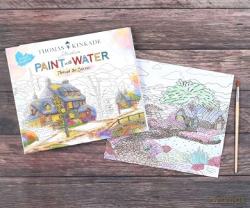 Thomas Kinkade Paint with Water: Through the Seasons - Editors of Thunder Bay Press [KSIĄŻKA]