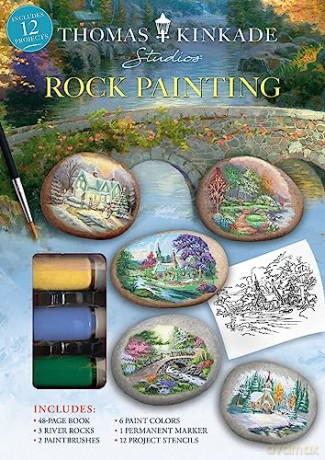 Thomas Kinkade Rock Painting - Editors of Thunder Bay Press [KSIĄŻKA]