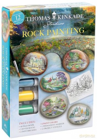 Thomas Kinkade Rock Painting - Editors of Thunder Bay Press [KSIĄŻKA]