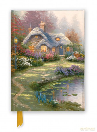 Thomas Kinkade: Everett's Cottage (Foiled Journal) (Flame Tree Notebooks) - Flame Tree Studio [KALENDARZ]