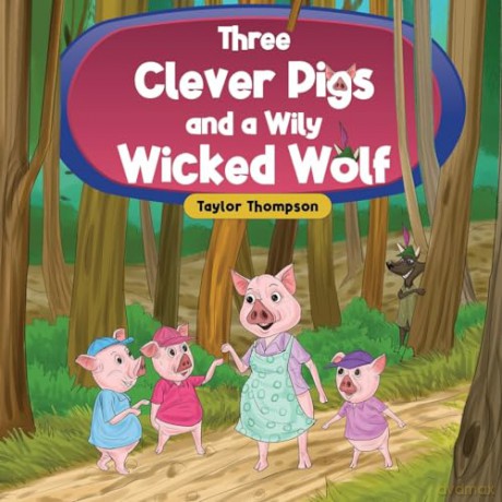 Three Clever Pigs and a Wily Wicked Wolf - Taylor Thompson [KSIĄŻKA]