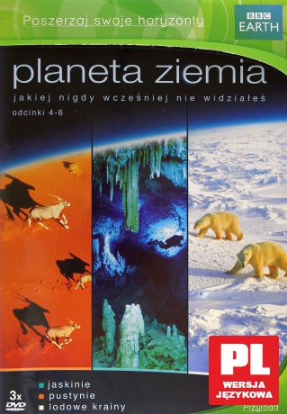 Planeta Ziemia: odcinki 4-6 Jaskinie  / Pustynie / Lodowe Krainy (BBC) (nowe wydanie) [DVD]