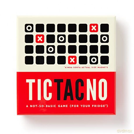 Tic Tac No Magnetic Fridge Game - Brass Monkey [KSIĄŻKA]