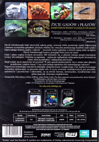 Życie gadów i płazów BOX (BBC) [2DVD]