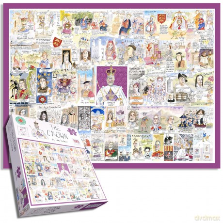 Tim Bulmer's 'The Crown: King Charles III Coronation' 1000 Piece Jigsaw Puzzle - Commemorative Coronation Memorabilia - The History of Royals Puzzle [PUZZLE]