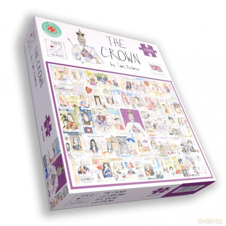 Tim Bulmer's 'The Crown: King Charles III Coronation' 1000 Piece Jigsaw Puzzle - Commemorative Coronation Memorabilia - The History of Royals Puzzle [PUZZLE]