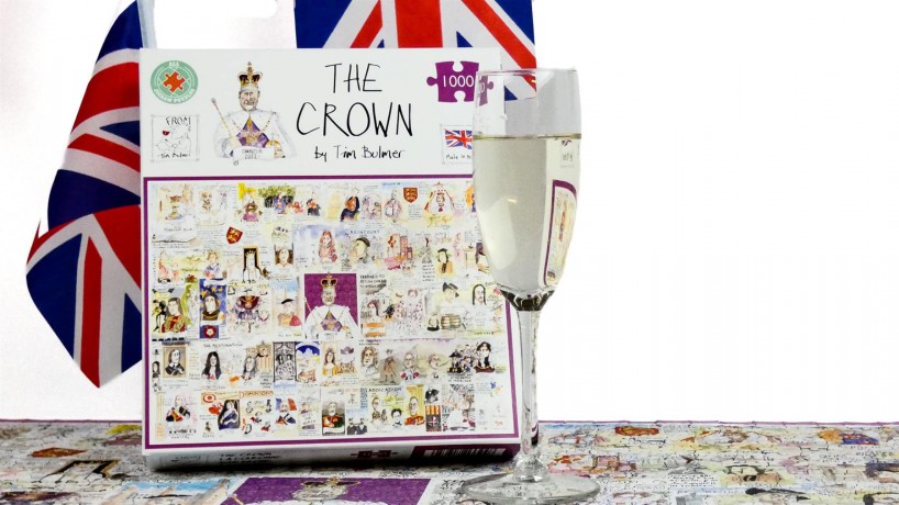 Tim Bulmer's 'The Crown: King Charles III Coronation' 1000 Piece Jigsaw Puzzle - Commemorative Coronation Memorabilia - The History of Royals Puzzle [PUZZLE]