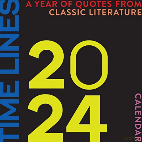 Time Lines: A Year of Quotes from Classic Literature-2024 Wall Calendar - Union Square [KALENDARZ]