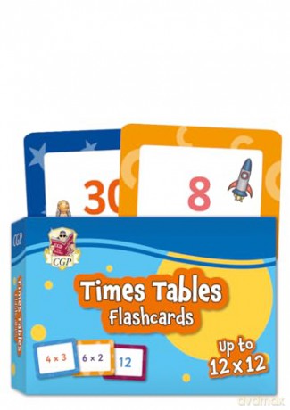 Times Tables Flashcards: perfect for learning the 1 to 12 times tables (CGP KS1 Activity Books and Cards) - CGP Books [KSIĄŻKA]