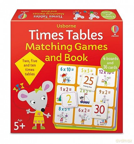 Times Tables Matching Games and Book - Kate Nolan [KSIĄŻKA]