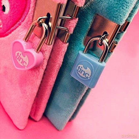 Tinc SGJOURBL A5 Snuggly Soft Touch Lockable Journal - Blue [KSIĄŻKA]